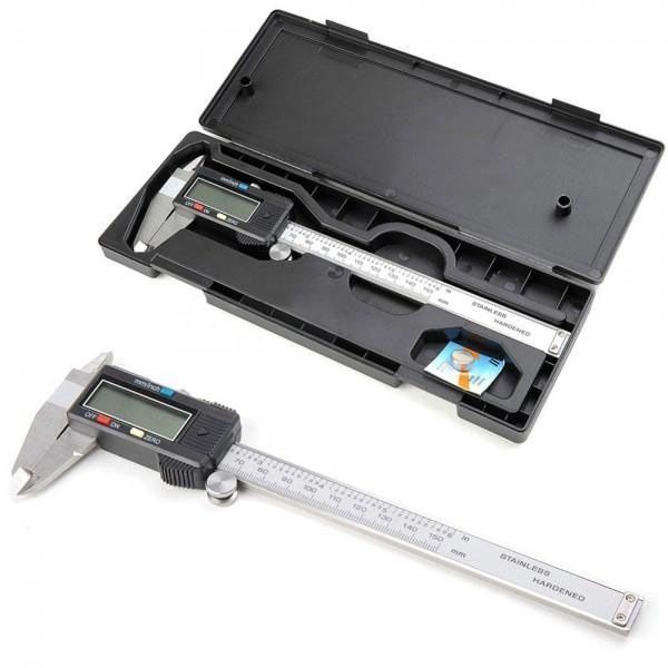 Електронний цифровий Штангенциркуль Digital Caliper 0-150 мм з LCD дисплеєм у кейсі мікрометр електронний 00012615 фото
