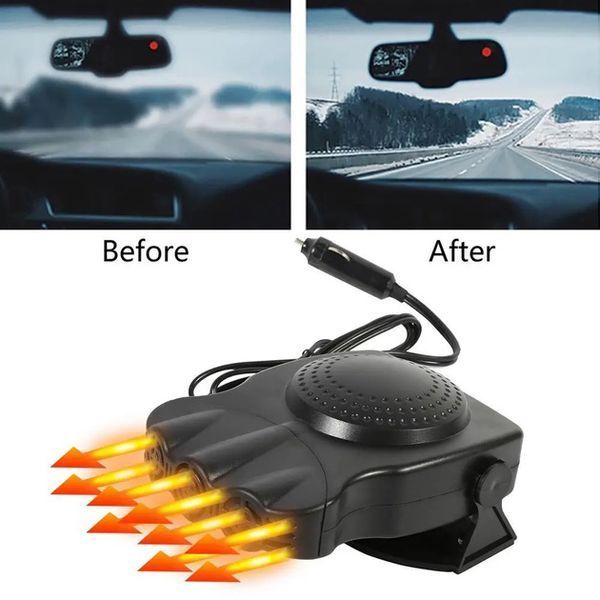 Тепловентилятор автомобильный Car Fan CF-612, дуйка для авто, Универсальный обогреватель в машину 00017036 фото