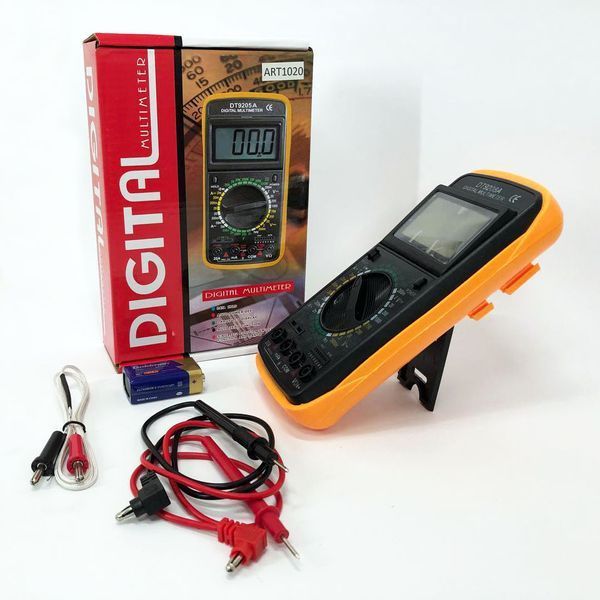 Мультиметр цифровий Digital DT-9208A універсальний, мультиметр для дому, гарний мультиметр 00017265 фото