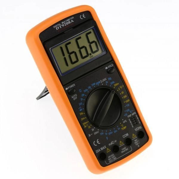 Мультиметр цифровий Digital DT-9208A універсальний, мультиметр для дому, гарний мультиметр 00017265 фото
