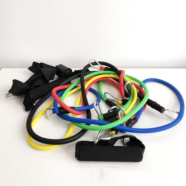 Еспандер гума для зарядок exercise pipe, еспандер гумовий джгут вправи, Фітнес гумки 5 в 1 00014301 фото