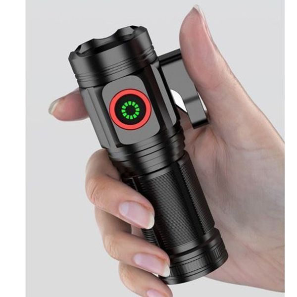 Ручной фонарик W5183-4XHP360, Фонарь ручной мощный, Тактичный фонарь, Карманный мини фонарь 00022951 фото