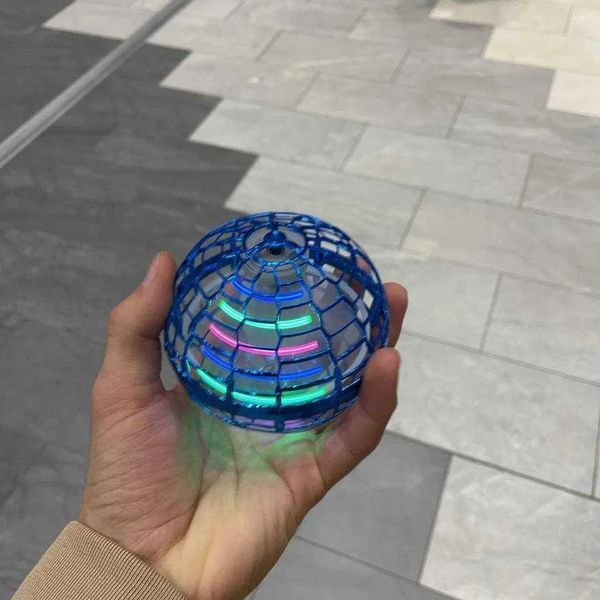 Летающий шар спиннер светящийся FlyNova Pro Gyrosphere игрушка мяч бумеранг, игрушка летающий шар 00015802 фото