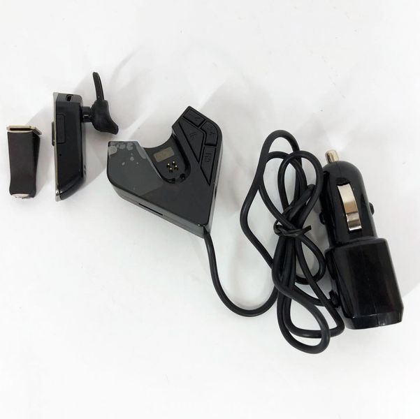 Трансмітер FM V11 BT з Bluetooth гарнітурою модулятор, блютуз фм передавач для автомагнітоли 00016765 фото