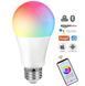 Розумна лампочка tuya smart led wifi смарт лампа e27 rgb color 2700k-6500k 9w 00023745 фото 1