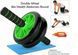 Фітнес колесо для преса DOUBLE WHEEL ABS HEALTH ABDOMEN ROUND, тренажер ролик для преса 00015717 фото 5