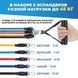 Еспандер гума для зарядок exercise pipe, еспандер гумовий джгут вправи, Фітнес гумки 5 в 1 00014301 фото 34