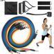 Еспандер гума для зарядок exercise pipe, еспандер гумовий джгут вправи, Фітнес гумки 5 в 1 00014301 фото 17