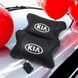 Автодушки 2 шт на подголовник Kia/Киа, натуральная кожа, черные, Подголовник для авто с комфортом 00017028 фото 5