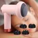 Масажер антицелюлітний для тіла рук та ніг 4 насадки 6 швидкостей Deep Rolling Massager. Колір: рожевий 00014831 фото 4