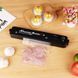 Вакууматор Vacuum Sealer вакуумний пакувальник для їжі, побутовий вакууматор чорний 00019307 фото 3