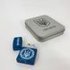 Дуговая электроимпульсная USB зажигалка Украина металлическая коробка HL-447. Цвет: синий 00023028 фото 15