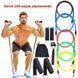 Еспандер гума для зарядок exercise pipe, еспандер гумовий джгут вправи, Фітнес гумки 5 в 1 00014301 фото 21