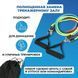 Еспандер гума для зарядок exercise pipe, еспандер гумовий джгут вправи, Фітнес гумки 5 в 1 00014301 фото 33