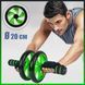 Фітнес колесо для преса DOUBLE WHEEL ABS HEALTH ABDOMEN ROUND, тренажер ролик для преса 00015717 фото 3