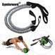 Фітнес колесо для преса DOUBLE WHEEL ABS HEALTH ABDOMEN ROUND, тренажер ролик для преса 00015717 фото 2