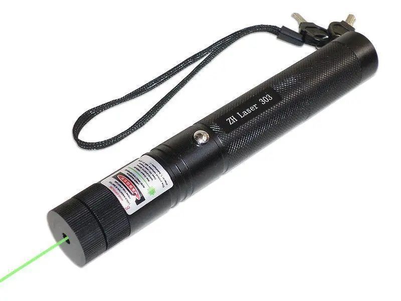 Лазерная указка Green Laser 303 - 1000mW с ключем 00022494 фото