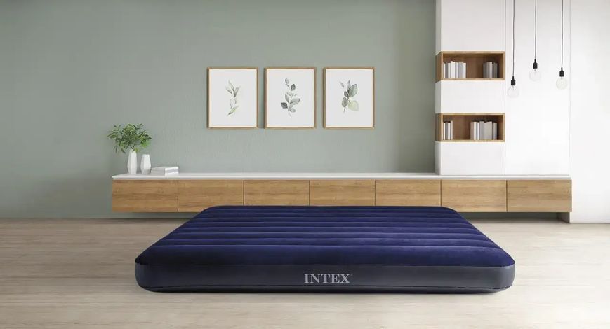 Надувний матрац 137 х 191 х 25 см Intex Синій 00013977 фото