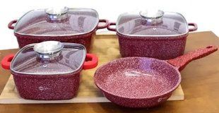 Набор посуды Bellmax Cookware Set BM-132 RED 00019200 фото