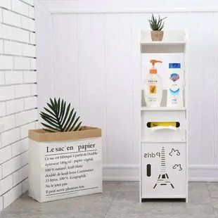 Полка стеллаж пластиковая в ваную Этажерка устойчива к влаге PK-02 (80cm*15cm*15cm) 00014019 фото
