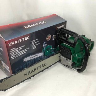 Бензопила цепная 45см KRAFFTEC 5800, Пила цепная бензиновая 00013361 фото