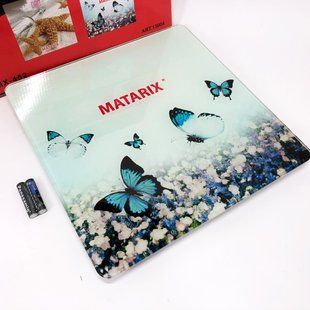 Ваги для підлоги MATARIX MX-452 180 кг, Ваги для вимірювання маси тіла, Електронні ваги метелика 00012690 фото