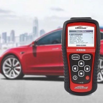 Автомобильный диагностический сканер Konnwei KW808 OBD II/EOBD, Автотестер универсальный Адаптер 00016766 фото