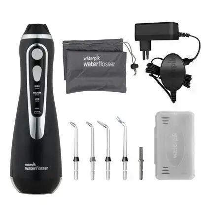 Іригатор портативний Waterpik Cordless Advanced Water Flosser Black WP-562 00015009 фото