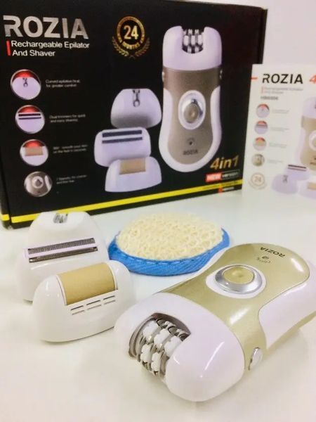 Епілятор пемза Rozia Hb-6006 4 в 1 00021216 фото