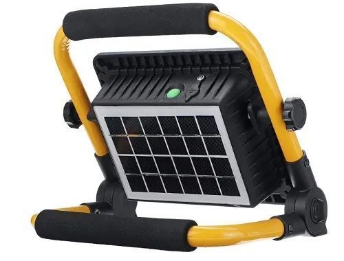 Аккумуляторный прожектор с солнечной панелью Work Light 50W + POWER BANK 00018052 фото