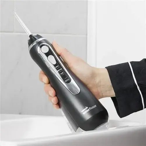 Іригатор портативний Waterpik Cordless Advanced Water Flosser Black WP-562 00015009 фото