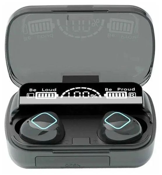 Беспроводные наушники вкладыши с микрофоном для Андроид и IOS TWS WIRELESS (M10) 00023906 фото