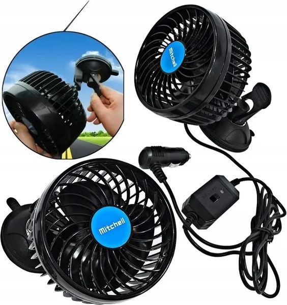 Автомобільний вентилятор CAR SMALL FAN F15 / Автомобільний вентилятор 5 вольт / Вентилятор в машину 00017132 фото