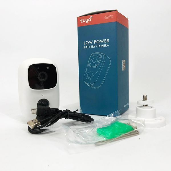 Камера видеонаблюдения Smart wifi приложение Tuya работает от 2x18650 00017292 фото