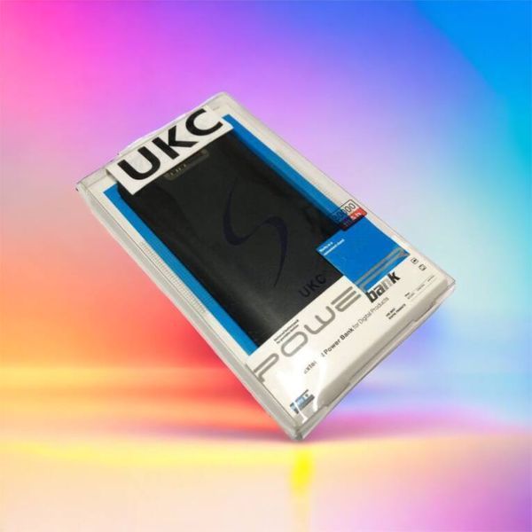Мобільна зарядка портативна Power Bank 30000 mAh UKC, Зовнішній акумулятор, Зарядка power bank. Колір: чорний 00017455 фото