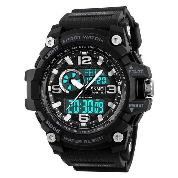 Годинник наручний чоловічий SKMEI 1283BK 00022289 фото