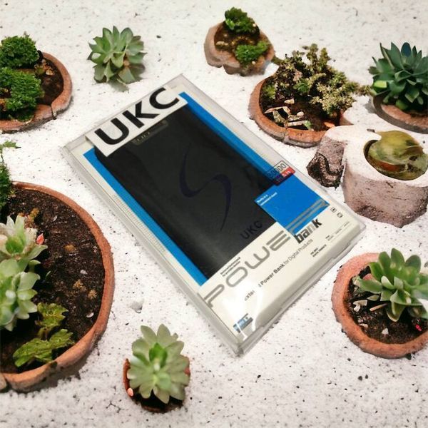 Мобільна зарядка портативна Power Bank 30000 mAh UKC, Зовнішній акумулятор, Зарядка power bank. Колір: чорний 00017455 фото
