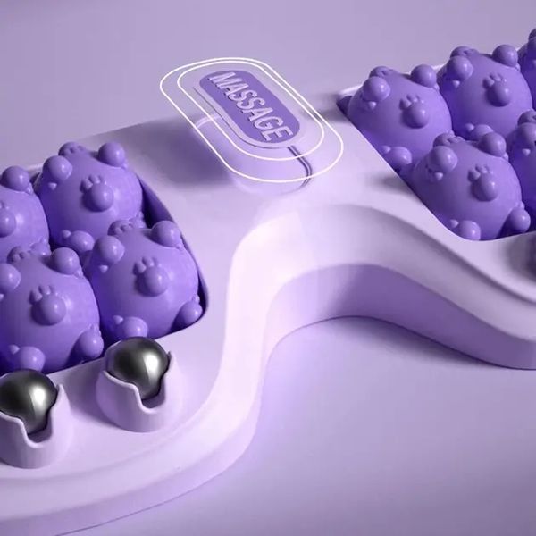 Портативний масажер для ніг Cat Claw Style Foot Massager з 12 роликами та 4 магнітними кульками 00015647 фото