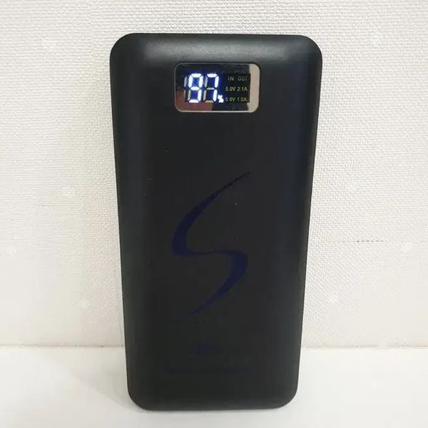 Мобільна зарядка портативна Power Bank 30000 mAh UKC, Зовнішній акумулятор, Зарядка power bank. Колір: чорний 00017455 фото