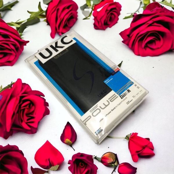 Мобільна зарядка портативна Power Bank 30000 mAh UKC, Зовнішній акумулятор, Зарядка power bank. Колір: чорний 00017455 фото