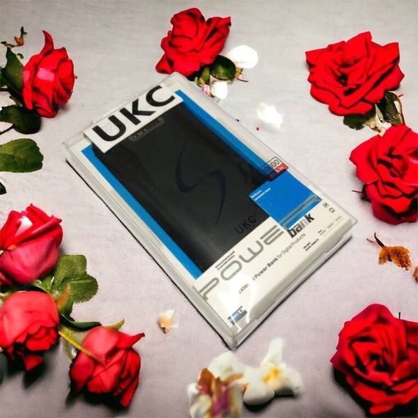 Мобільна зарядка портативна Power Bank 30000 mAh UKC, Зовнішній акумулятор, Зарядка power bank. Колір: чорний 00017455 фото
