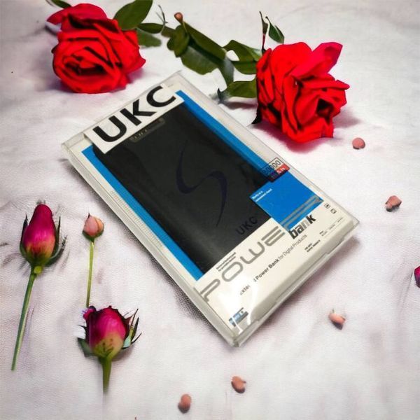 Мобільна зарядка портативна Power Bank 30000 mAh UKC, Зовнішній акумулятор, Зарядка power bank. Колір: чорний 00017455 фото