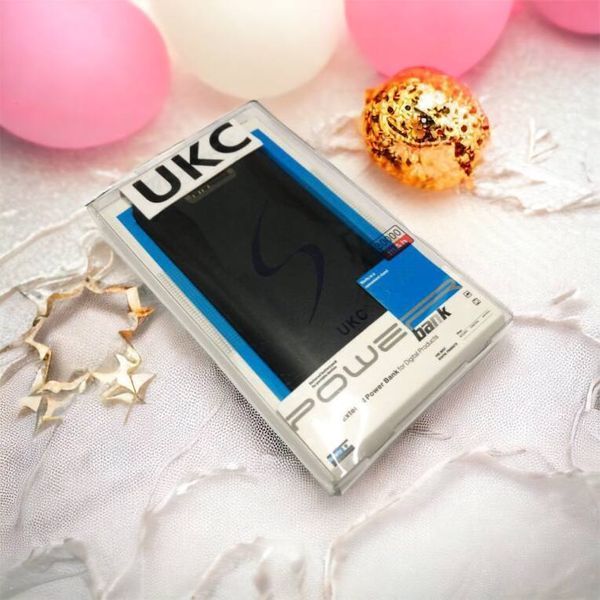 Мобільна зарядка портативна Power Bank 30000 mAh UKC, Зовнішній акумулятор, Зарядка power bank. Колір: чорний 00017455 фото