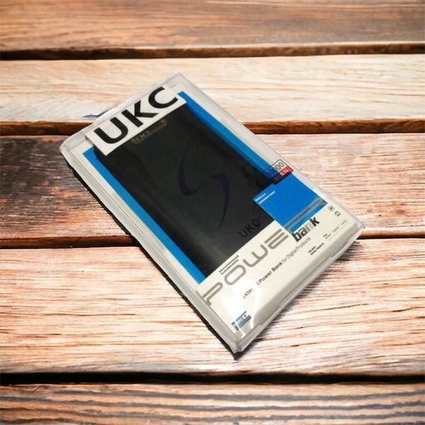 Мобільна зарядка портативна Power Bank 30000 mAh UKC, Зовнішній акумулятор, Зарядка power bank. Колір: чорний 00017455 фото