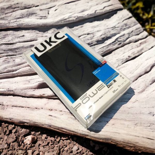 Мобільна зарядка портативна Power Bank 30000 mAh UKC, Зовнішній акумулятор, Зарядка power bank. Колір: чорний 00017455 фото