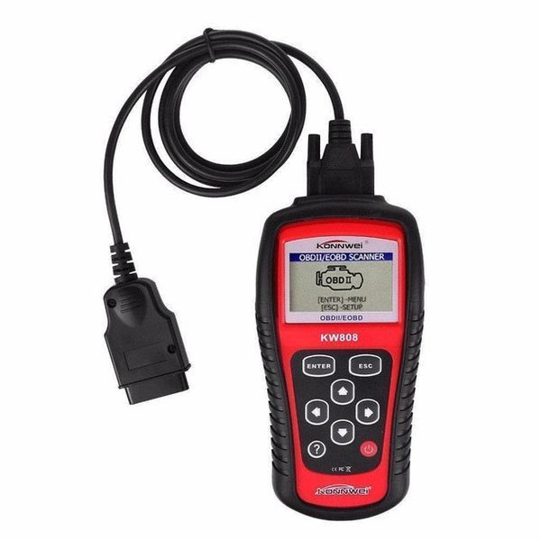 Автомобильный диагностический сканер Konnwei KW808 OBD II/EOBD, Автотестер универсальный Адаптер 00016766 фото