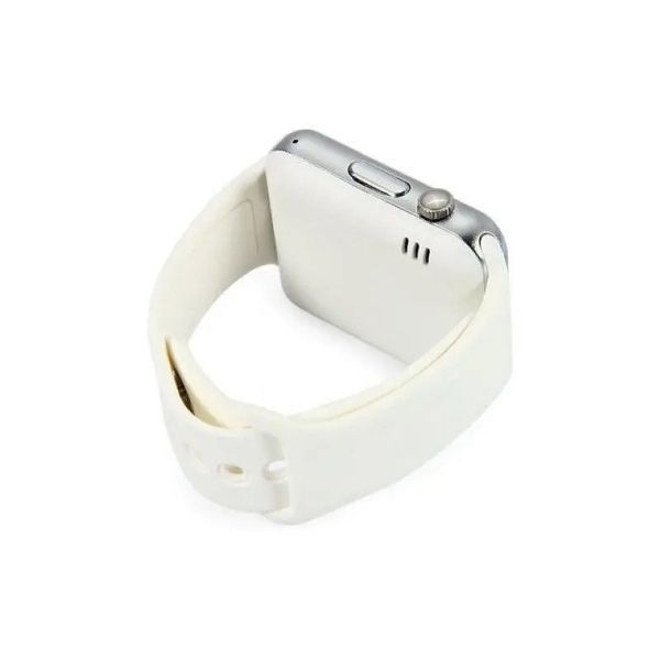 Смарт-часы Smart Watch A1 умные электронные со слотом под sim-карту + карту памяти micro-sd. Цвет: белый 00022483 фото