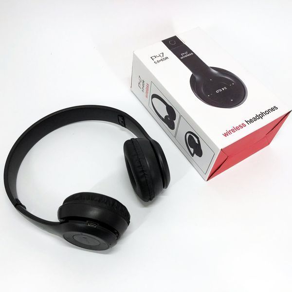 Бездротові навушники Bluetooth Wireless Headset P47 Black Гарнітура для ПК, телефону з мікрофоном 00023816 фото