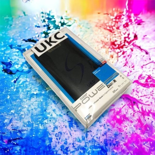 Мобільна зарядка портативна Power Bank 30000 mAh UKC, Зовнішній акумулятор, Зарядка power bank. Колір: чорний 00017455 фото