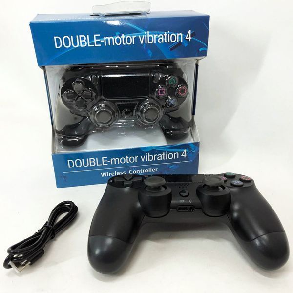 Джойстик DOUBLESHOCK для PS 4, бездротовий ігровий геймпад PS4/PC акумуляторний джойстик. Колір чорний 00015818 фото